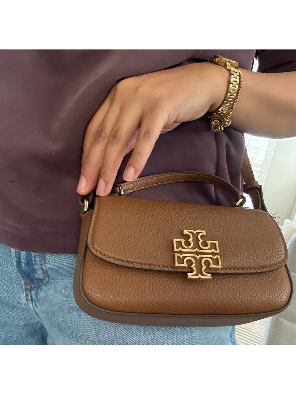 New Tory Burch Britten top handle crossbody price for each ❤️ - Picture 14 of 17